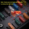 Aiqeer 80 Pcs Standard Car Blade Fuses Set, Replacement Fuses