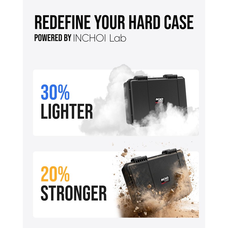 INCHOICASES Waterproof Hard Case for DJI Osmo Nano Accessories, Hard
