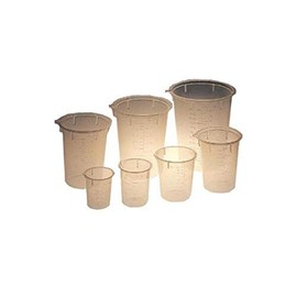 Maryland Plastics, Inc. Graduated 15 mL, Polypropylene Plastic Disposable Beaker, Measuring Cup Part Number L-1200 (Pack of 100) for use in Labs, Scientific, Schools, Hospitals, Doctors Offices