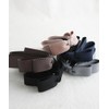 VINGTAINE H-935-BK Ribbon, Banana Clip, Satin, Thin, Medium, Hair Clip,