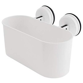 Eurotrail Badezimmer Organizer Saugnapf Halter mit Saugnapf Wohnwagen weiß