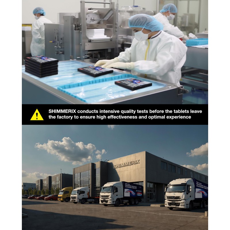 Washing Machine Cleaner Tablets 56 Pack for HE Top Load