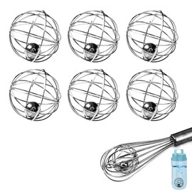 SNAIL GARDEN 6 Pcs Shaker Balls - Stainless Steel Protein Mixing Ball for Shaker Bottles and Liquid Mixing