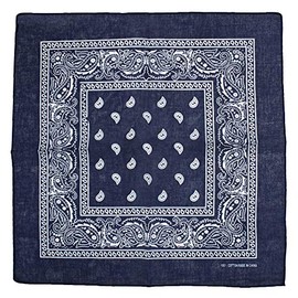 Zac's Alter Ego Retro Vintage Style Cowboy Paisley Bandana/Neckerchief/Durag