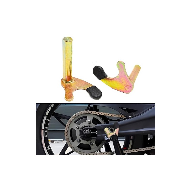 2 Pcs Motorcycle Stand Adapter Rear Wheel V Shaped Bracket