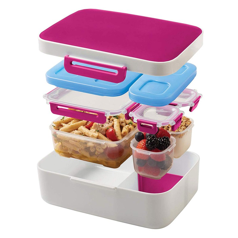 Rubbermaid LunchBlox Leak-Proof Entree Lunch Container Kit with Case, Small,