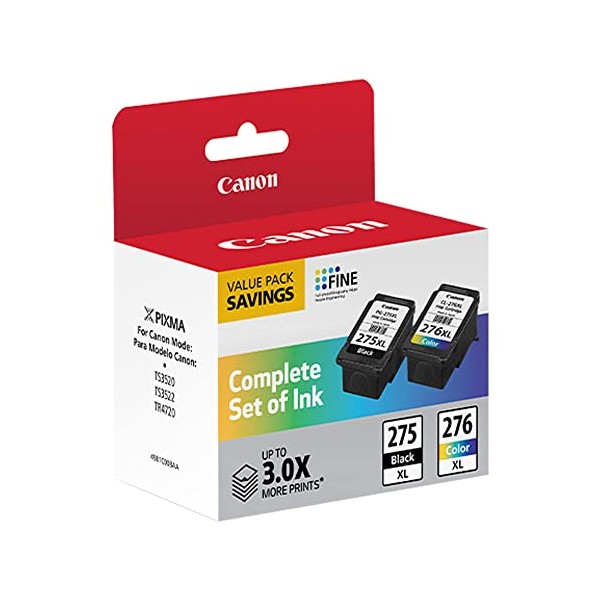 Canon PG-275 XL / CL-276 XL Value Pack, Compatible to