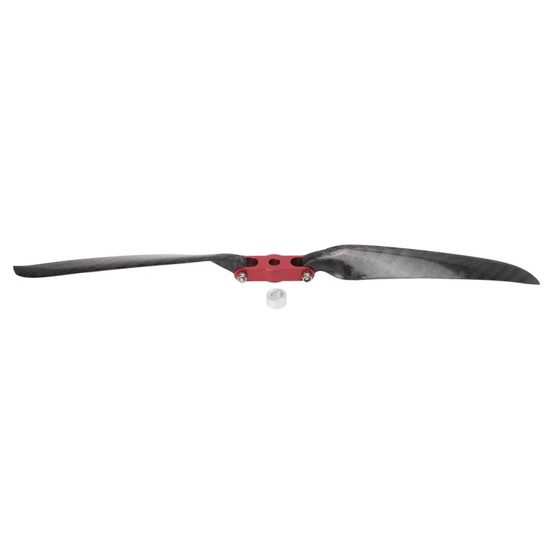 2 Blades RC Airplane Folding Propeller with Adapter Ring Carbon