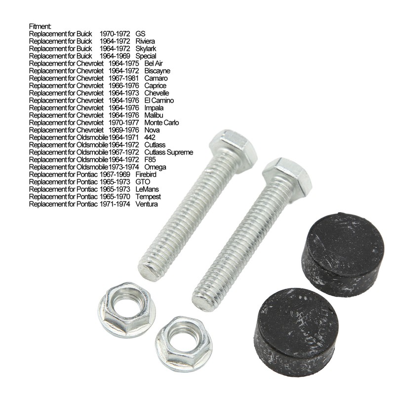 2pcs Hood Adjustment Rubber Bumpers Stoppers Replacement for Buick GS