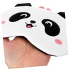 KOMBIUDA Plush Sleep Mask for Adults Cute Cartoon Panda Design