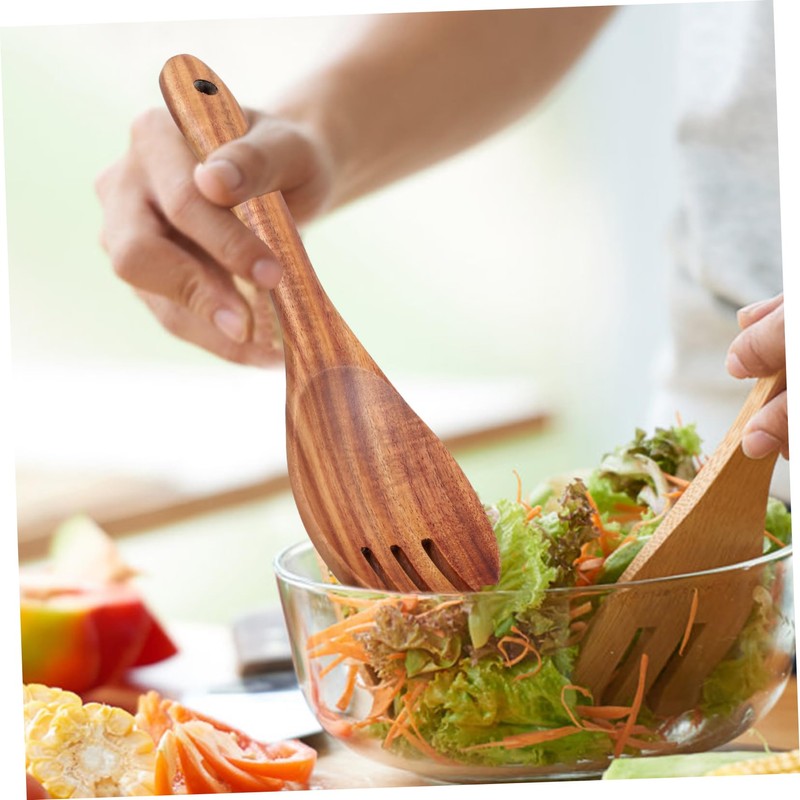 Alipis Long Handle Salad Fork Kitchen Utensil for Mixing Serving