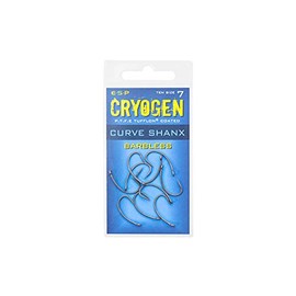 ESP Cryogen Curve Shank Barbless Hooks: 6