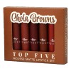 Chola Browns Italia Deluxe Matte 1 Magic Pinkup Labial Kit