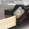 Woodworking Edge Trimmer Aluminum Alloy Manual Wood Edge Planer Arc