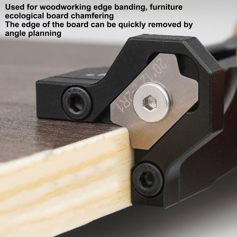 Woodworking Edge Trimmer Aluminum Alloy Manual Wood Edge Planer Arc