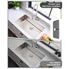 Behok Separable Silicone Sink Protector Grid Mat 28-7/16x13-13/16",Black