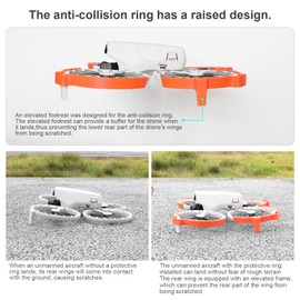 KIPYENB Protector for DJI Flip, Anti-Collision Prop Bumper Protective Cover Ring Impact Protectors for DJI FLIP Drone Accessories (Grey)