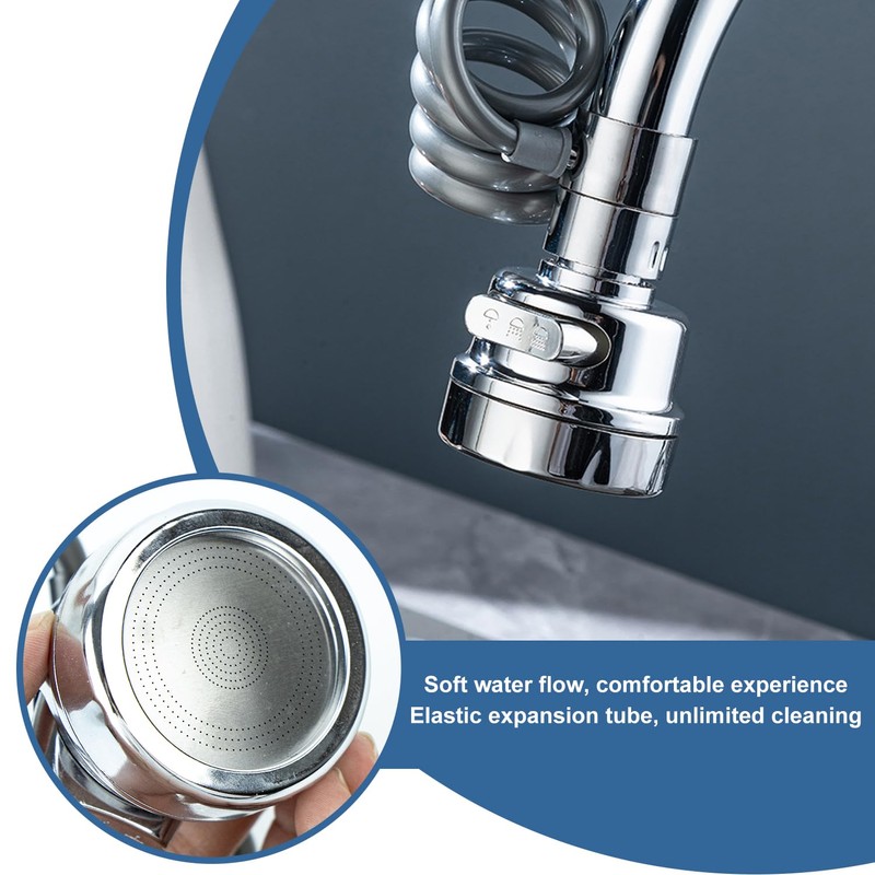Tap Attachment Tap Extension Multifunctional Extension Tap with 3 Jet