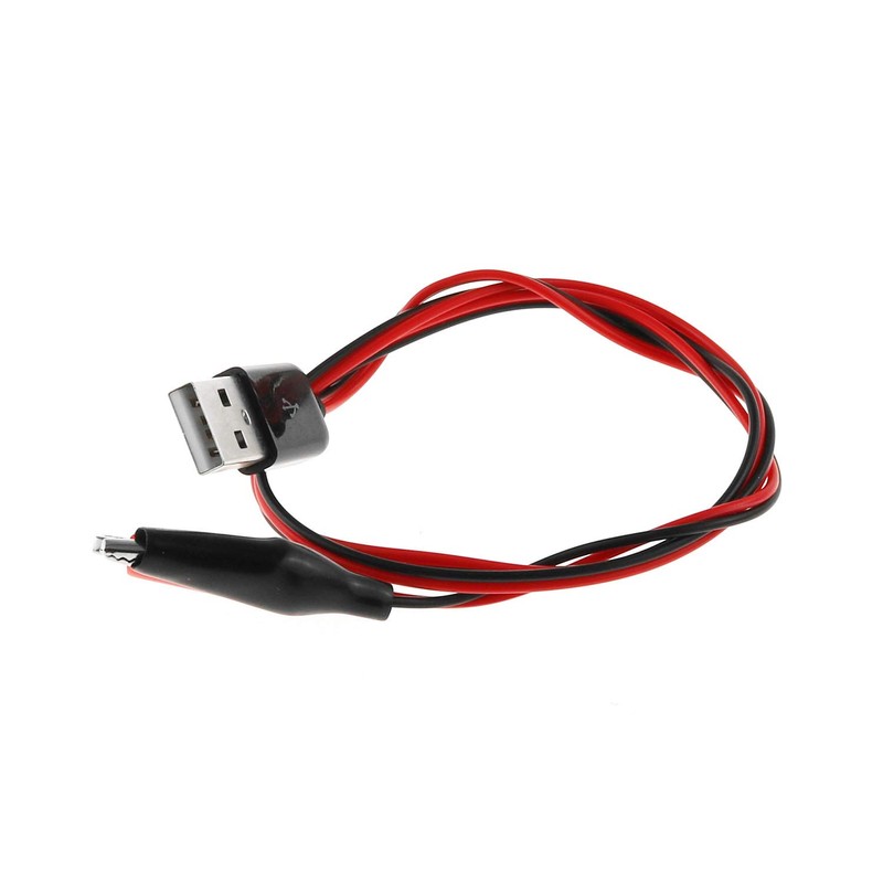 DGZZI Crocodile Clamps Test Wire 50cm/19.69inch Double Alligator Clips to