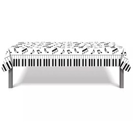 Love Balloons Bedfordshire Music Note Plastic Disposable table cloth 130x220cm