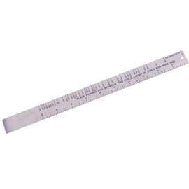 Generic Garage Door Torsion Spring Wire Measuring Tool for .125 - .625 TP-425 Sizes, Silver