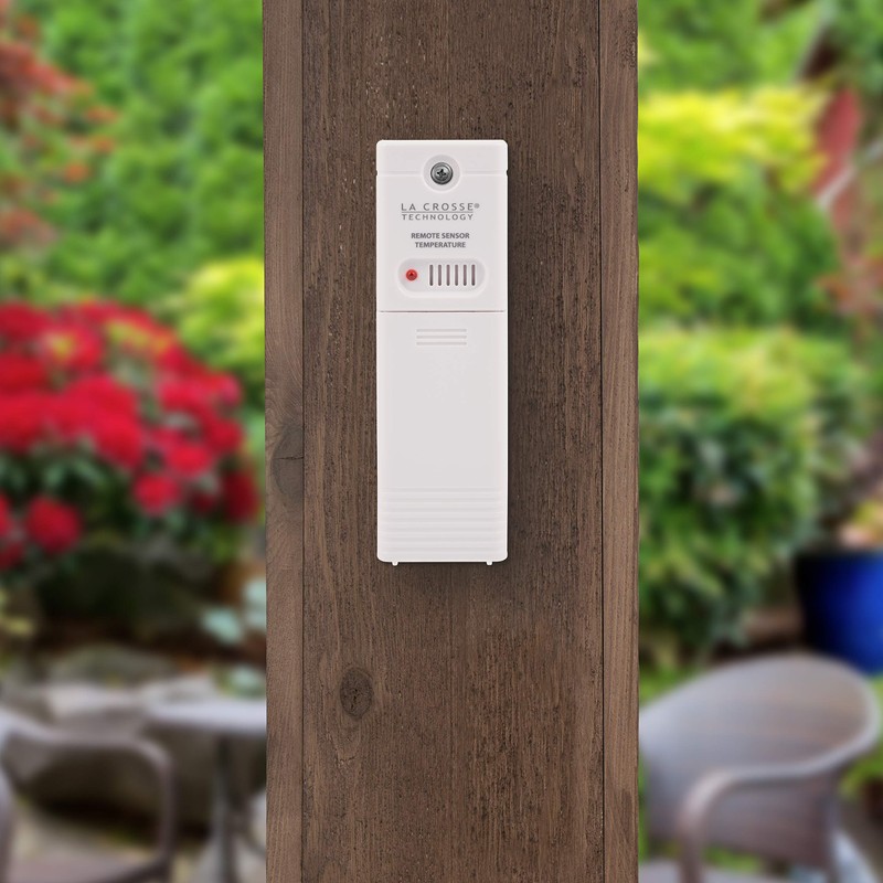 La Crosse Technology Wireless Indoor/Outdoor Temperature Monitor with Hi/Low Records,
