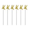 Metal Cocktail Picks Fruits Toothpicks, 6pcs Long-billed Bird Martini Picks
