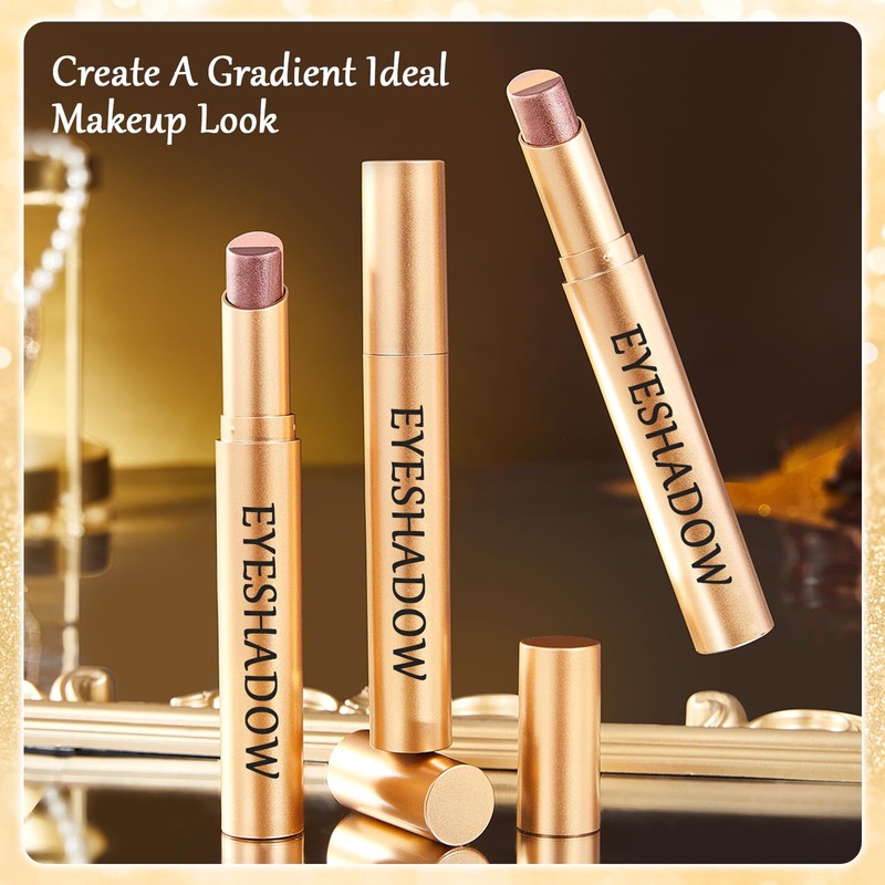 Re. Misoo 4 Pcs Metallic Glitter Eyeshadow Stick Set, 3