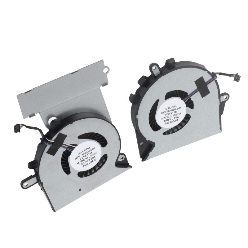2pcs 4pin CPU Cooling Fan Computer Case Cooler Ventilator Fit