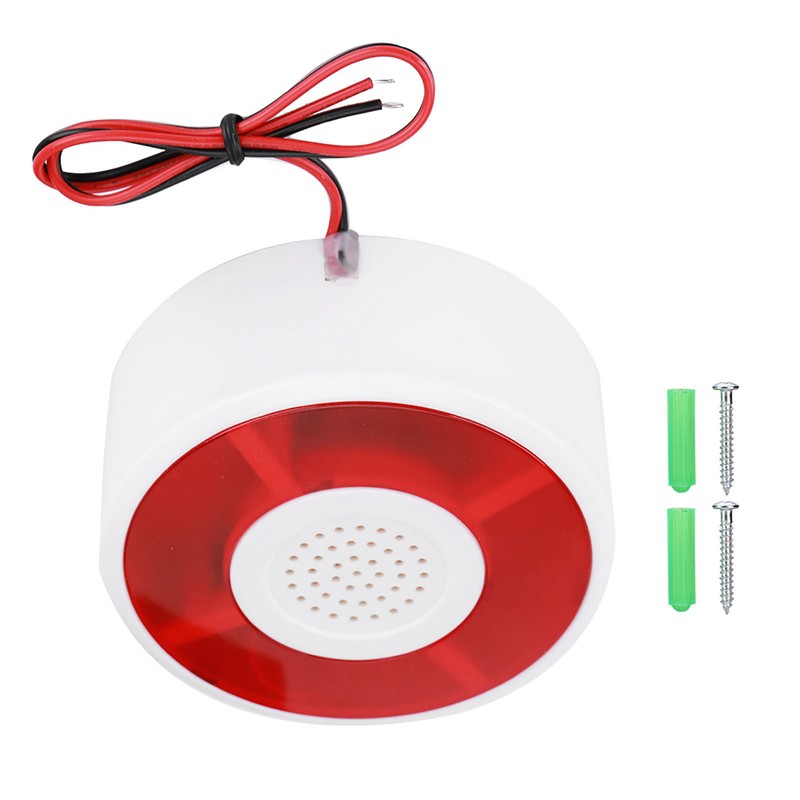 DC 12V LED Flashing Lamp Security Alarm Strobe Signal Warning