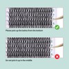 FADVAN False Eyelash Clusters 280pcs 20D+30D Blend 9-16mm Volume DIY