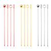 Jagowa 12PCS Cocktail Picks Stainless Steel Fruit Sticks Toothpicks Appetizer