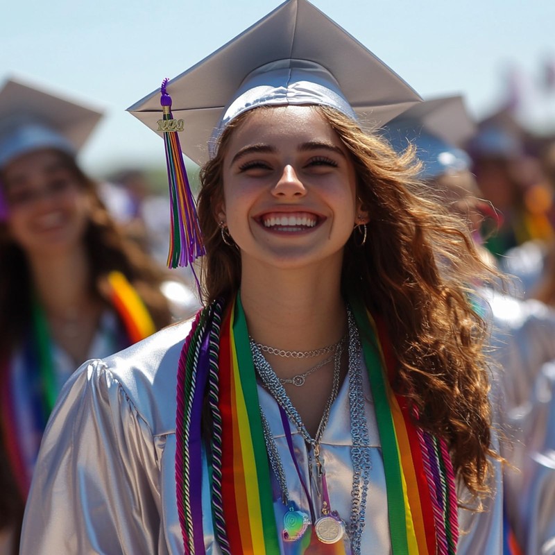 Happy Secret Graduation Honor Cords for College Graduation