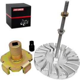 JINFANNIBI Primary Clutch Fixing Fixture & Spider Tool for Kawasaki Brute Force 650 KVF650