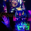 UV Blacklight Reactive Neon Make-up, Luminous Face and Body Paint,