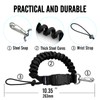 nitescuba Scuba Diving Spring Clip Lanyard, Thick Stainless Steel Spring