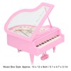 Pink Piano Music Box Small Ballerina Girl Dancing Emulational Pianoforte