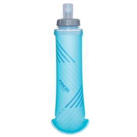 Azarxis TPU Soft Flask 17oz / 500ml Water Bottle Handheld Running Soft Bottles Collapsible Water Flasks with Easy Open Cap (Blue, 1 Pack, 500ml)