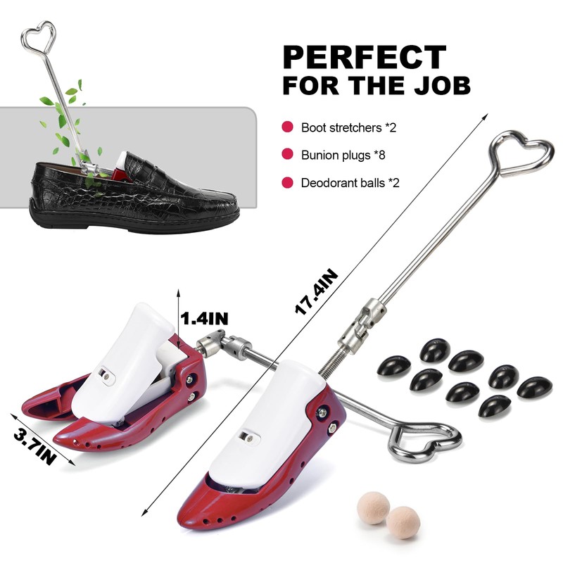 RIRPUAE Boot Stretchers for Cowboy Boots Thick Wide Feet, Adjustable