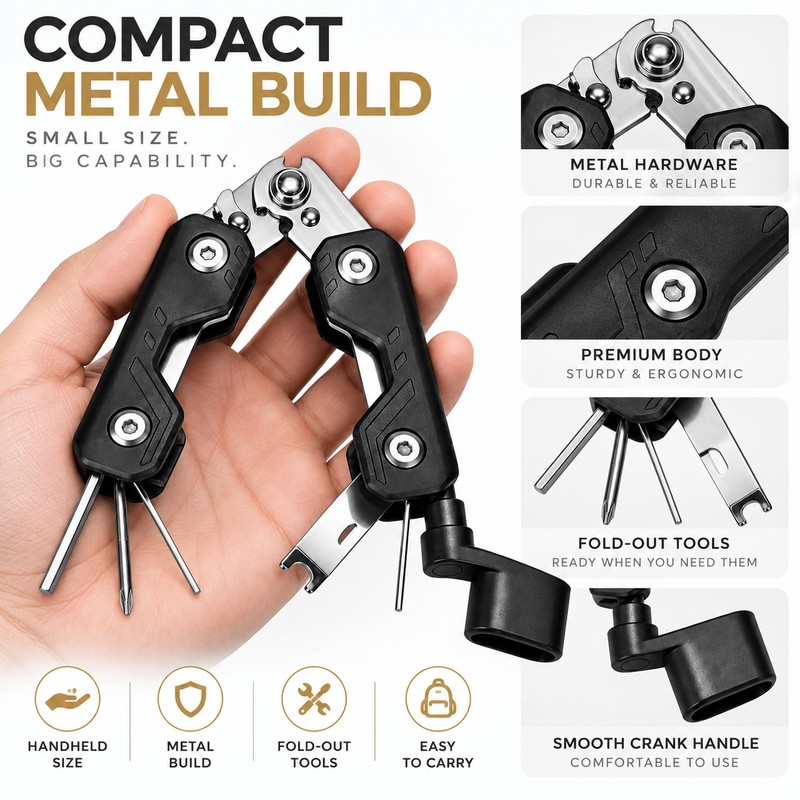 Guitar & Bass Setup Multitool for Neck Relief & String