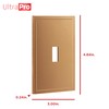UltraPro Screwless Toggle Switch Wallplate, 1-Gang – Modern Snap-On Cover,