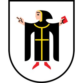 Sticker Munich Coat of Arms Approx. 9 x 11 cm Contour Cut Car Sticker Flag