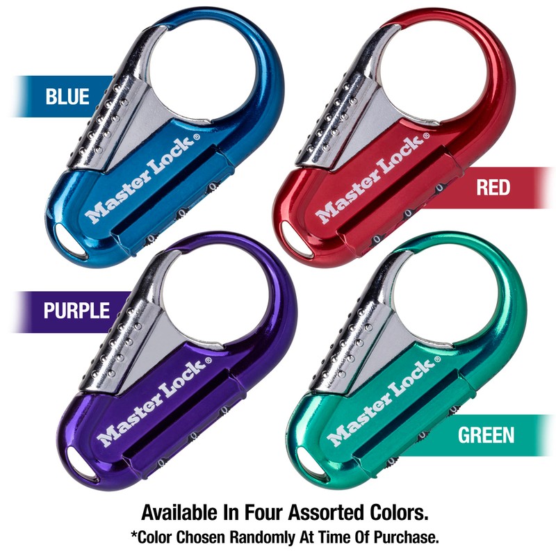 Master Lock 1548DCM Backpack Lock, Set Your Own Combination Lock,