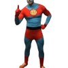 My Party Shirt Captain Planet Blue and Red Adult Costume-Adult