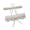 VEPYCLY Women's Stain Wedding Bridal Garter BG008IV, One Size, Ivory