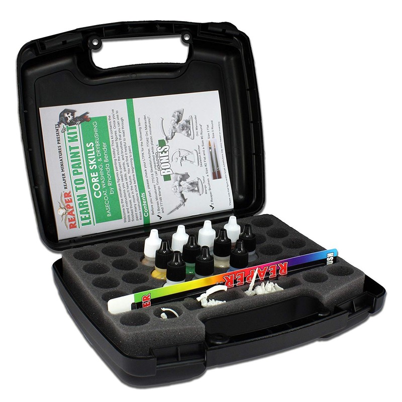 Reaper Miniatures 08906 Learn to Paint Kit Core Skills, Master