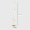 Hsyile Lighting KU300198 Cozy Elegant Modern Creative Floor Lamp for