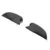 1 Pair Carbon Fiber Ox Horn Rearview Side Glass Mirror