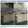 Noliven 10 Pack Corrugated Metal Roofing Panels, 6.1 ft