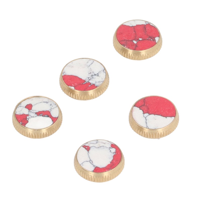 5Pcs Trumpet Finger Buttons Valve Caps Cover Replacement Maintenance Accessories
